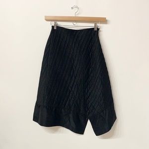 Black Gary Graham Quilted Skirt!